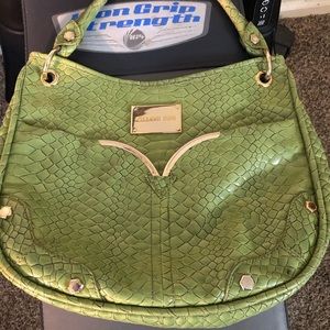 Green handbag